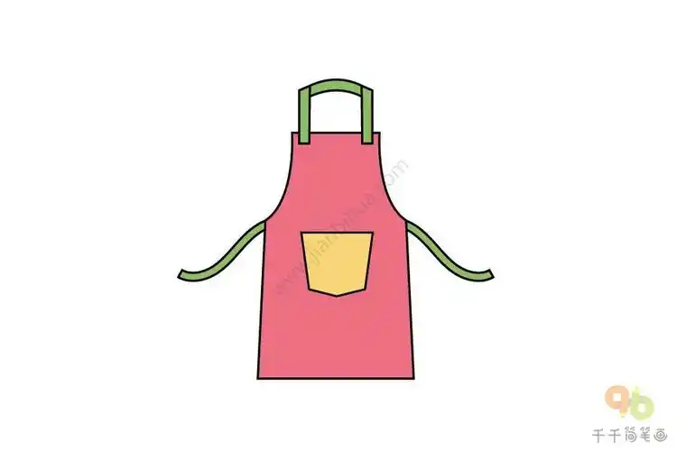 色彩缤纷的围裙简笔画大合集