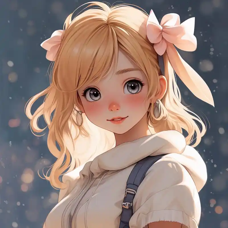 超可爱的微信卡通女生头像94