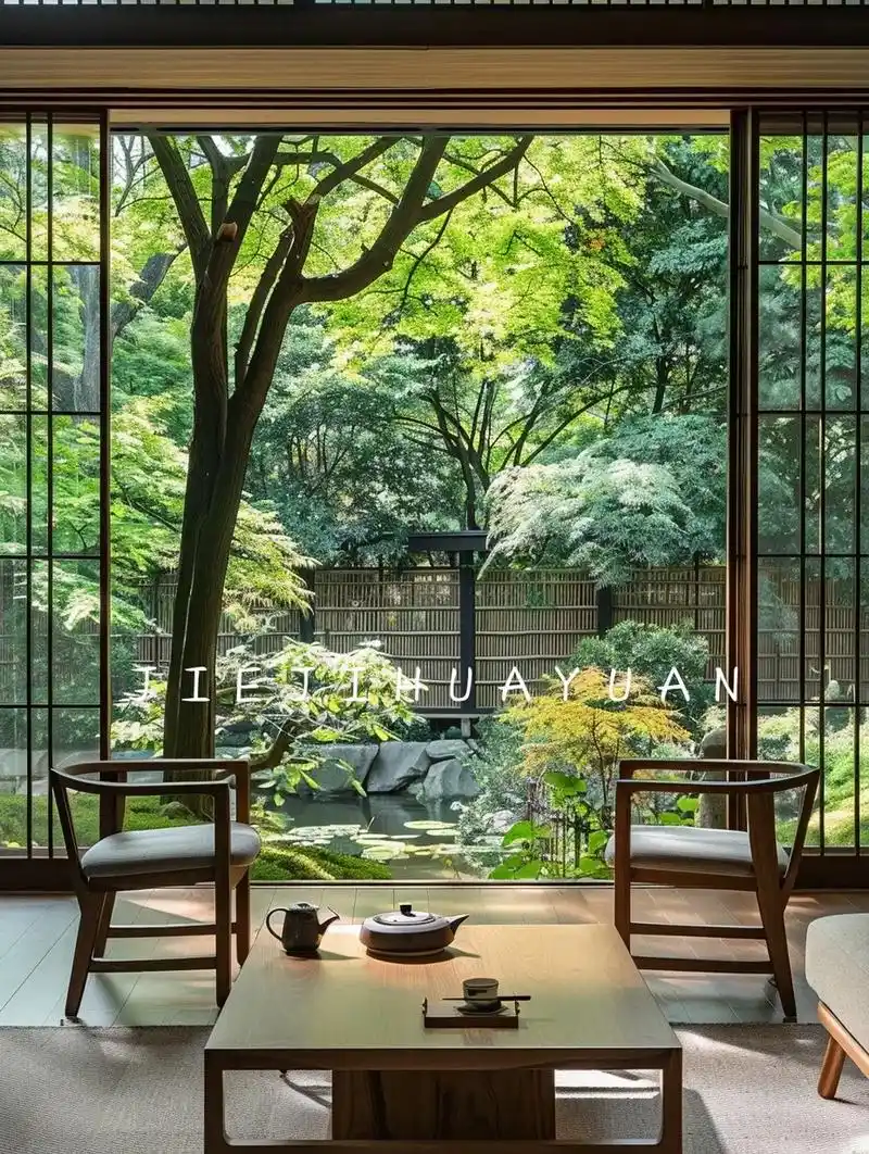 花园设计|东方自然禅意庭院73