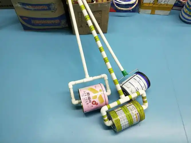 临盘街道中心幼儿园中班组自制户外玩具