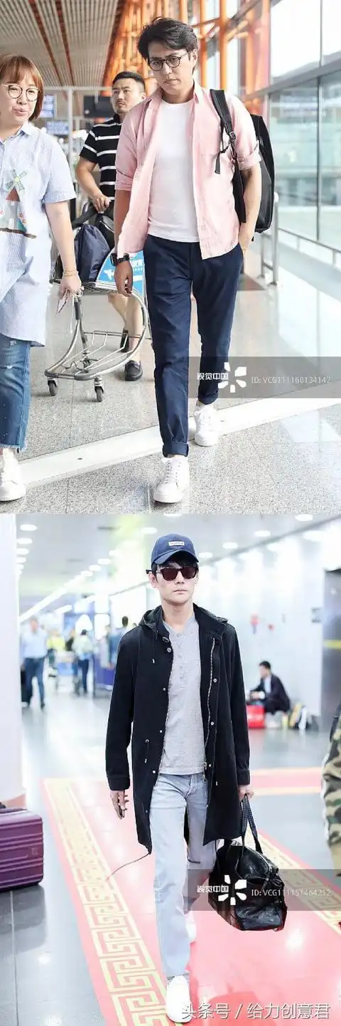 比例很神奇娱乐圈男明星183cm身高全身图比例如何一眼就知道