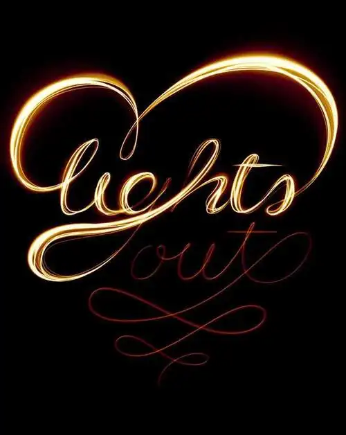 20,给文字增加光效: 使用flare image素材,放置进ps里 .