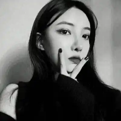 霸气女生黑白头像 超拽高雅社会女生头像