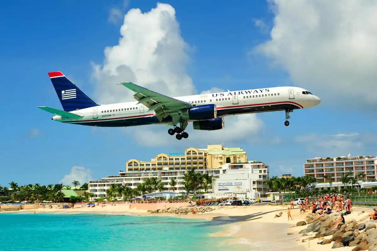 朱莉安娜公主机场(princessjuilianaairport),加勒比海圣马丁