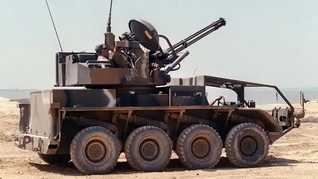 奔跑的加特林机炮,美国excalibur机动近程防空车