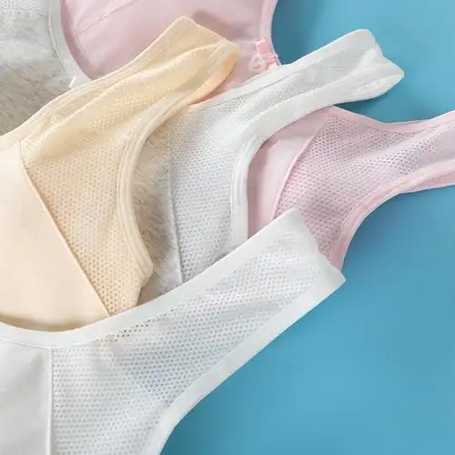 少女内衣育期初高中学生抹胸小背心9-12-14-16岁女孩大童棉文胸