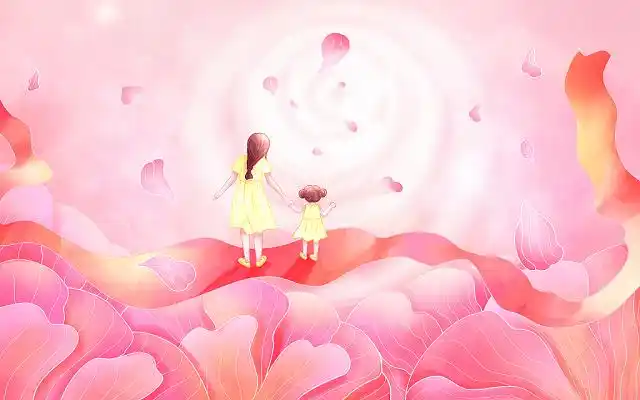 png素材灰色背景上宝宝和妈妈的背影抱孩子的母亲银色意境感恩母亲