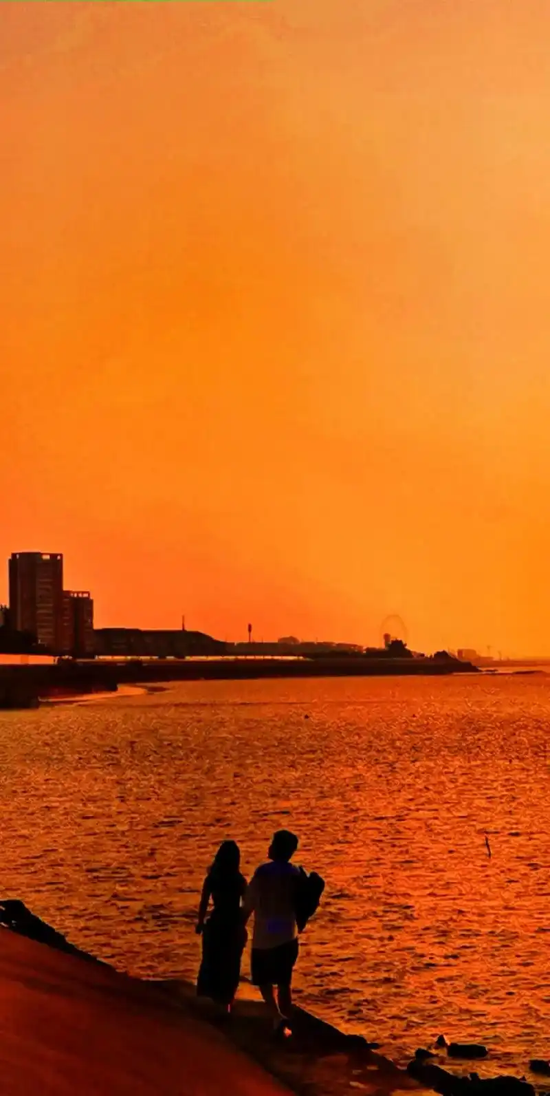 黄昏美景,朝霞满天,夕阳染红半边天.想起来了,最爱的人,让平 - 抖音