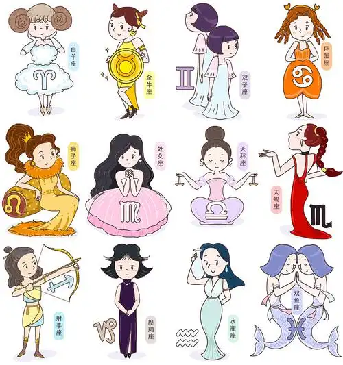 十二星座女神版图片