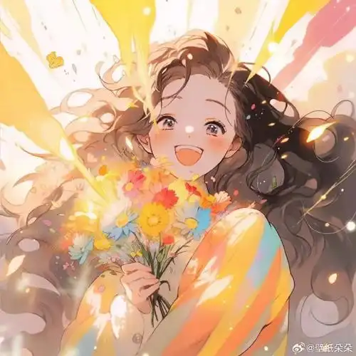 流金好运女生头像