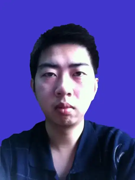 大神帮忙ps一个2寸蓝底照片呗 不胜感激!