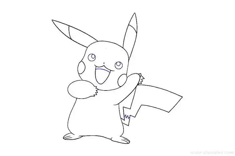 皮卡丘神奇宝贝怎么画皮卡丘神奇宝贝简笔画漂亮卡通