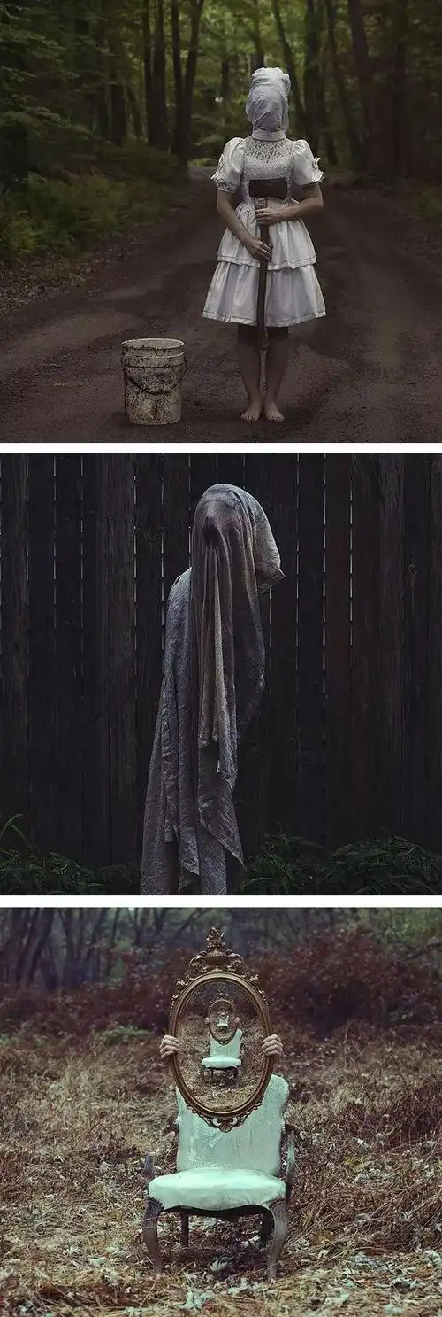 34张黑暗系诡异照片,胆小晚上别看