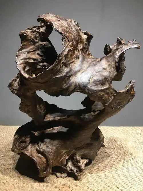 自然自然风风化枯木整体随形根雕个性装饰家居根雕