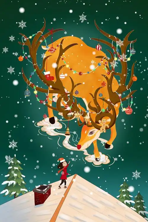 圣诞节插画