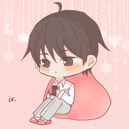 好久好久前画的._破云江停q版同人绘画作品