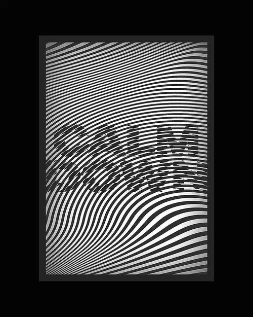 点线面版式海报