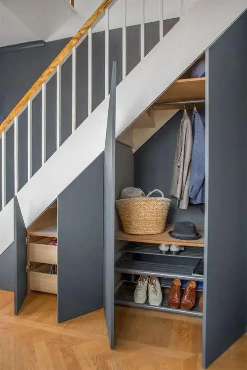 复式房必看丨楼梯下的空间这样利用-木桐设计设计师 - 设计本