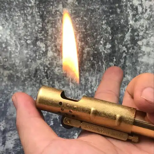 火机煤油复古纯铜战壕