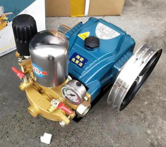 定制适用26a型强陶瓷三缸柱塞泵高压农用打药机机动喷雾器果树自吸
