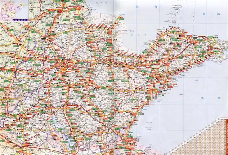 山东省各类地图