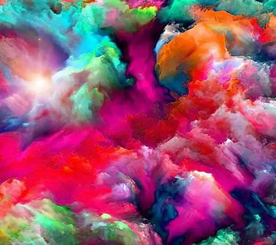 彩色云彩高清背景图片