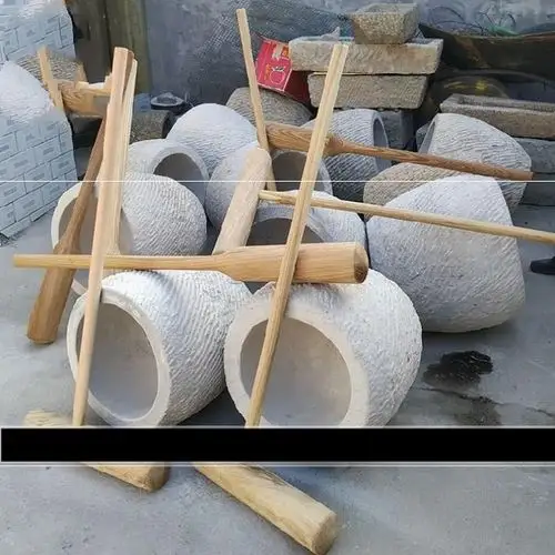 木杵打糍实木糯米锤糍粑棒老式石臼木锤一字搅拌棒