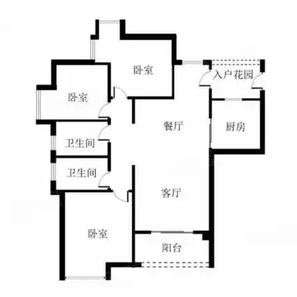 双卫 交通便利,富力城天禧二手房,88万,3室2厅,2卫,101平米-重庆安居