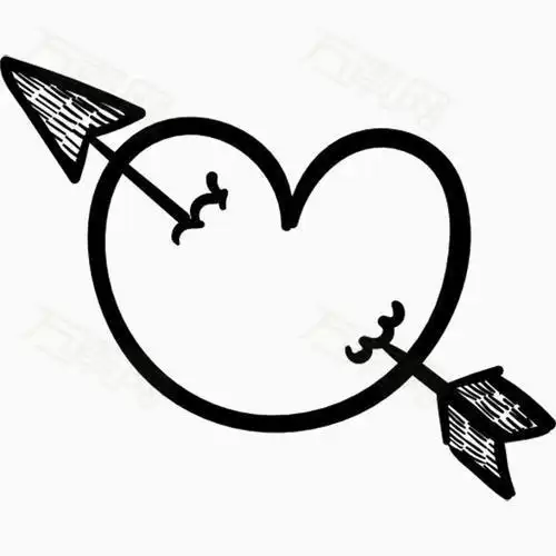 一箭穿心简笔画一箭穿心简笔画教程一箭穿心一箭穿心简笔画图片心与箭