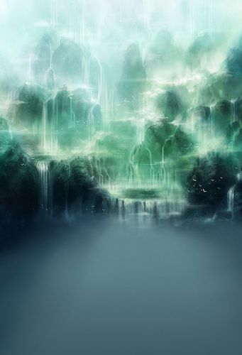 山水姿-古装自然pz背景影仙界仙气451梦幻仙楼风景布背景背景忆