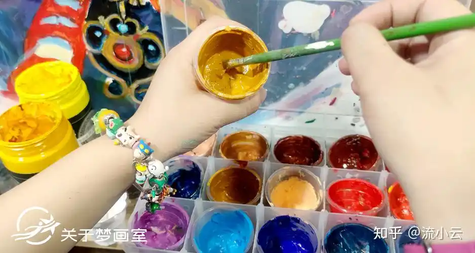 墙绘丙烯颜料色彩调色篇