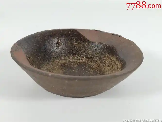 品名:宋代黑釉油灯/盏_黑瓷/天目瓷_作品图片_收藏价格_7788纸艺