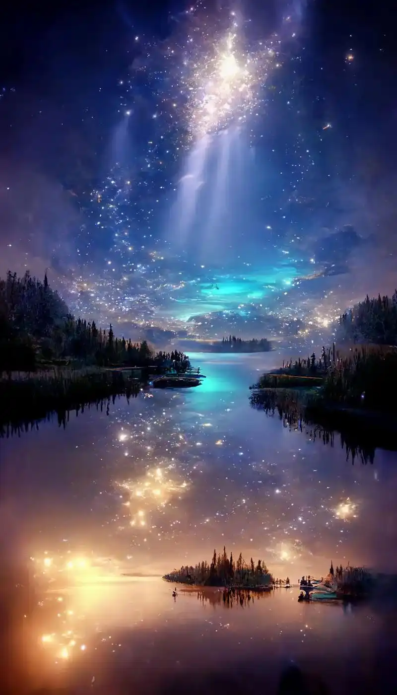 星空壁纸.#抖音图文来了 祖国大好河山就是美,你看这星空美景 - 抖音