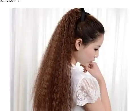 女生隐形玉米须烫发型图片