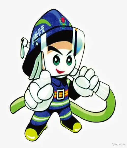 消防员 消防安全png素材透明免抠图片-动植人物