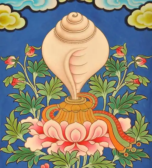 海螺是佛家八吉祥图案之一海螺在佛教里叫做法螺.
