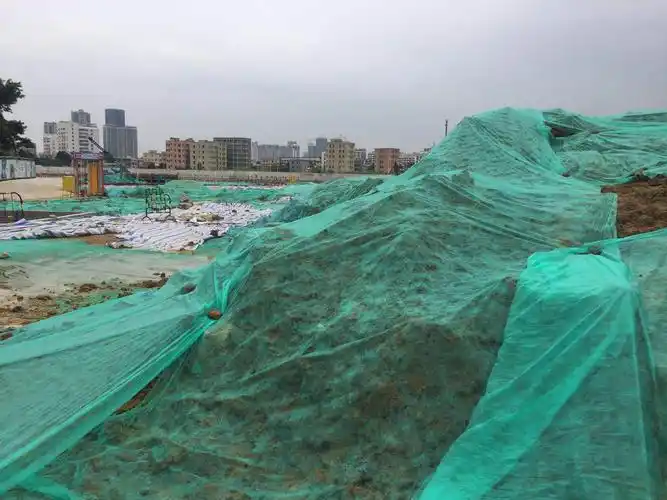 防尘无纺布 盖土土工布 防尘土工布 绿色土工布