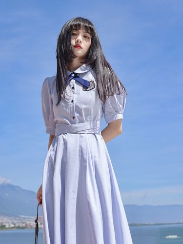 芝士日禁忌女孩泰国校服娜诺连衣裙校供娃娃学院连衣裙