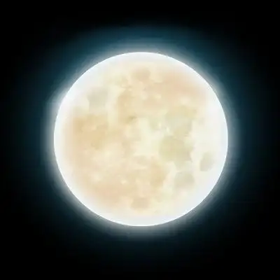 寒衣节月亮七夕中秋节中元节团圆圆月素材