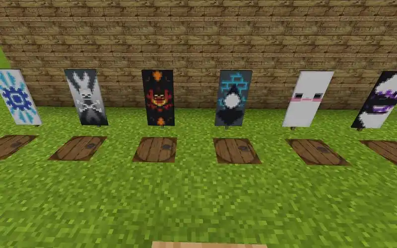 【我的世界】我的世界六款旗子样式教程_哔哩哔哩_bilibili