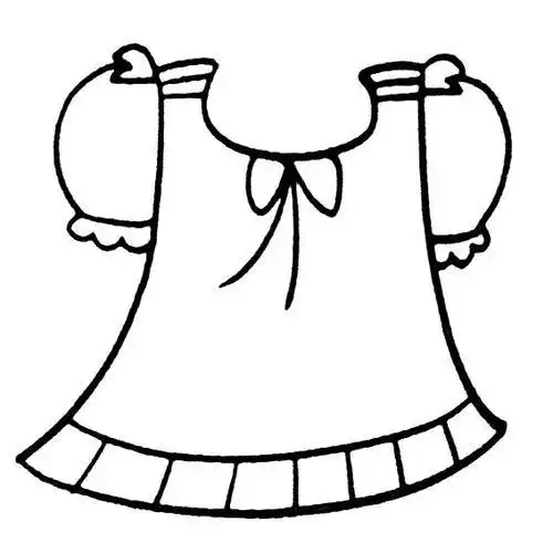 漂亮的女孩衣服怎么画女孩短袖上衣的画法女孩上衣简笔画夏天