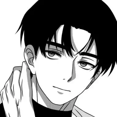 很酷很拽的漫画风黑白动漫男头