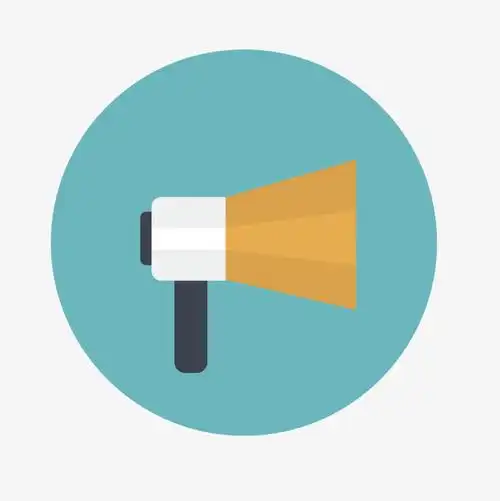 卡通手绘信息通知小喇叭