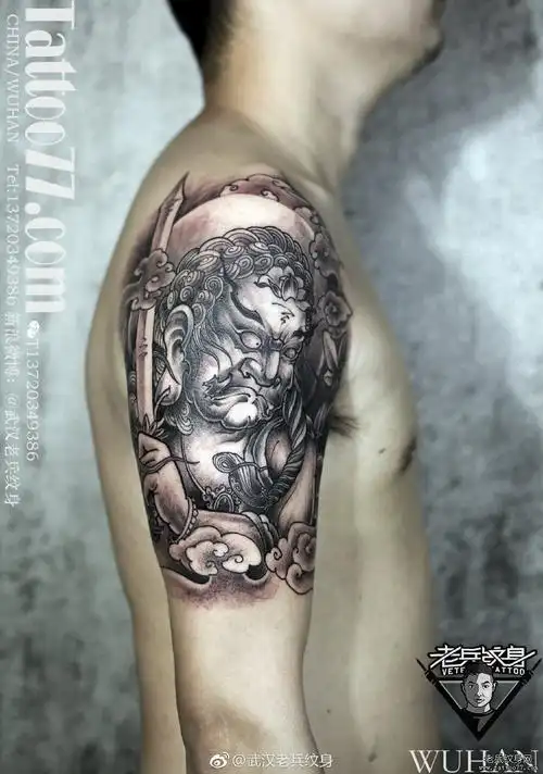 纹身主页 纹身作品集 黑灰作品武汉纹身店       纹身图          0