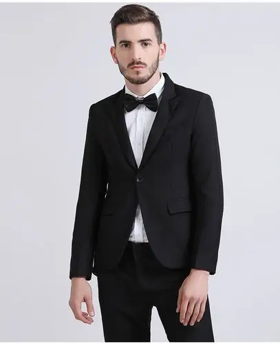 伴郎服小西装冬季休闲兄弟装套装西服婚礼个性创意男士三件套礼服