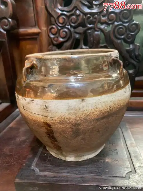 清代酱釉四系罐_价格120元_第1张_7788商城__七七八八商品交易平台