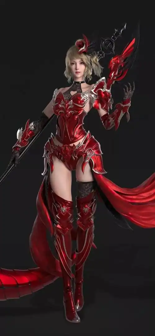 游戏美女图(11)女战士_网易订阅