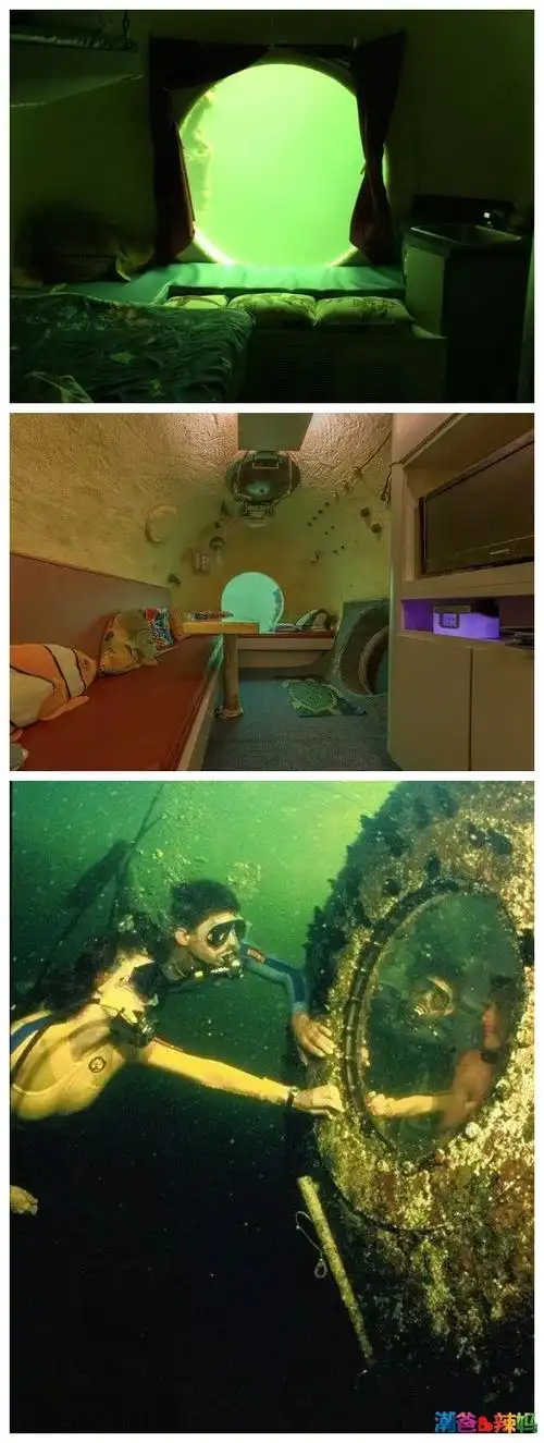 【潜艇酒店&海底小屋】全球最酷的十大水下酒店,连五星级酒