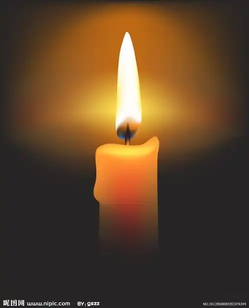 燃烧的蜡烛图片[矢量图,eps]