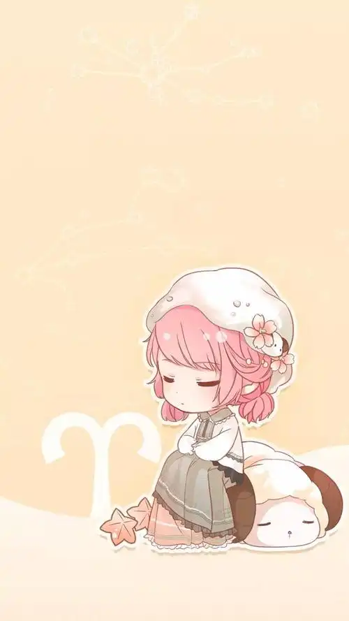 十二星座漫画少女图片唯美图片